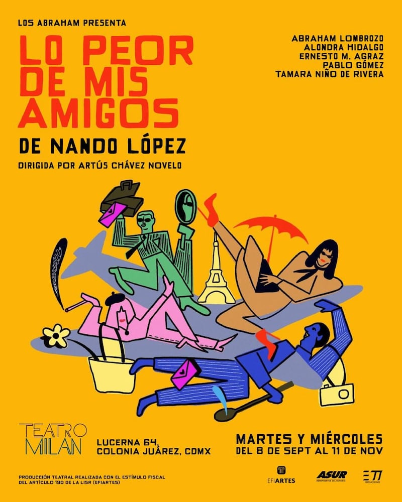 Cartel oficial de "Lo peor de mis amigos"