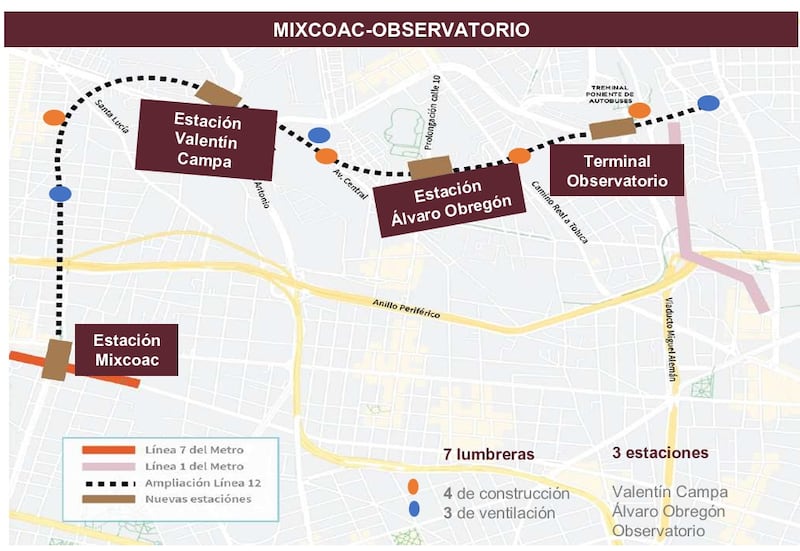 xx2jwumytzhltdimqhsf6kh5ha Ampliación de la Línea 12 hacia Observatorio