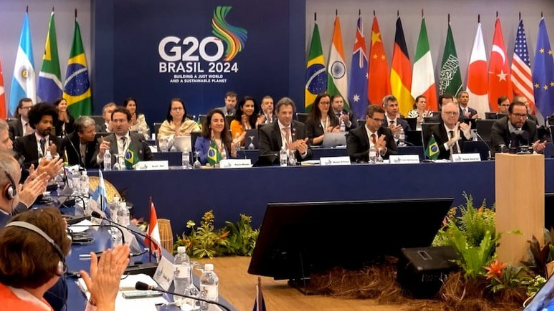 El G20 ve perspectivas positivas en la economía mundial pero advierte riesgos por guerras