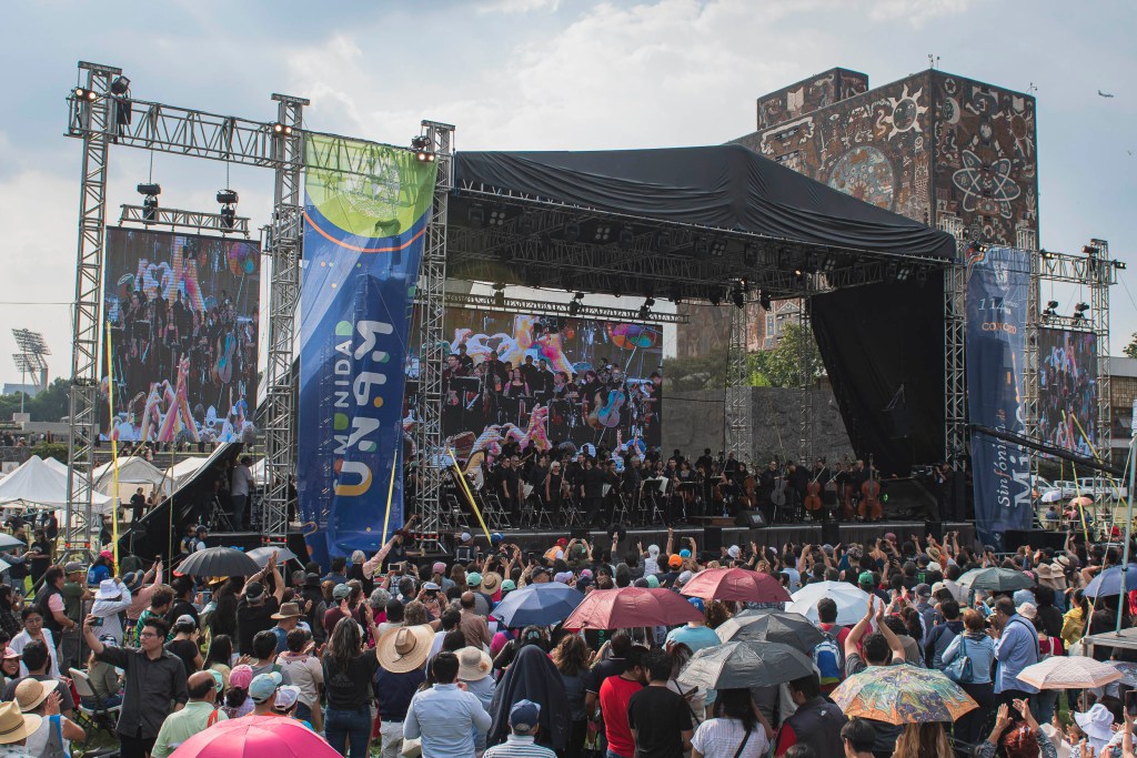 #VIDEO Magno concierto de la Orquesta Sinfónica de Minería en Las Islas de Ciudad Universitaria - 6781-1-1024x683