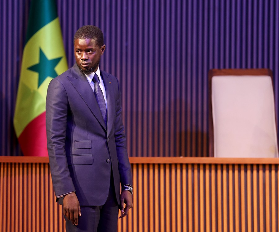 El presidente de Senegal, Bassirou Diomaye Faye.