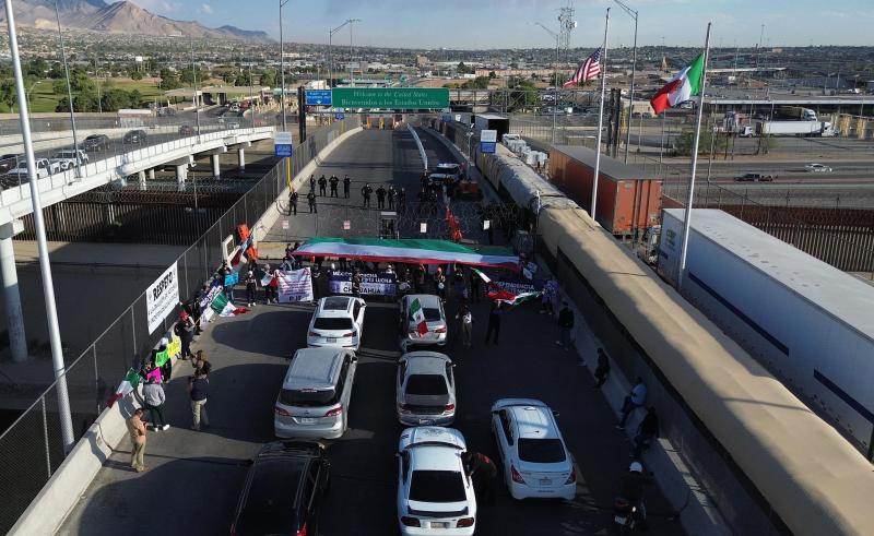 Bloquean paso fronterizo entre México y EE.UU. por reforma judicial - bloqueo-de-paso-fronterizo-en-protesta-contra-la-reforma-judicial-1024x628