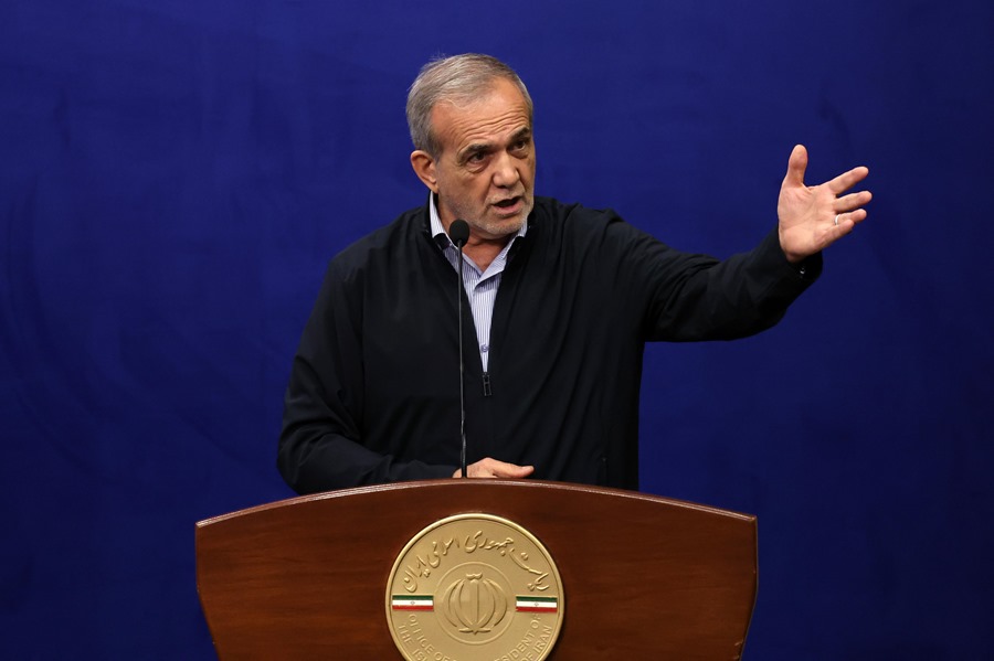 El presidente de Irán, Masud Pezeshkian.