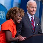 Biden comparece en la sala de prensa de la Casa Blanca por primera vez en su mandato