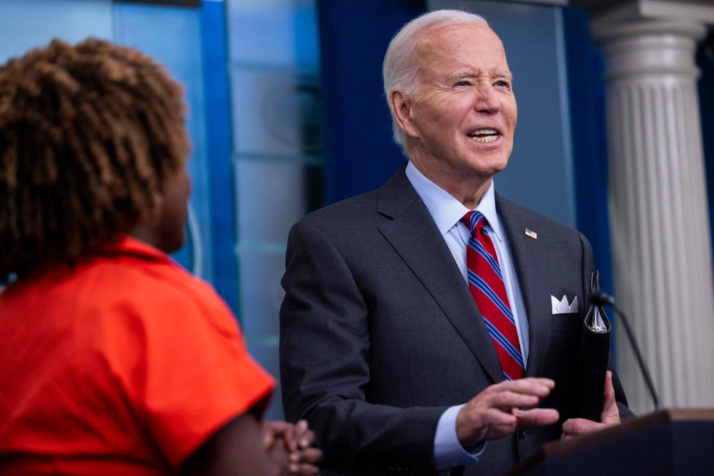 Biden comparece en la sala de prensa de la Casa Blanca por primera vez en su mandato - joe-biden-casa-blanca-1024x683