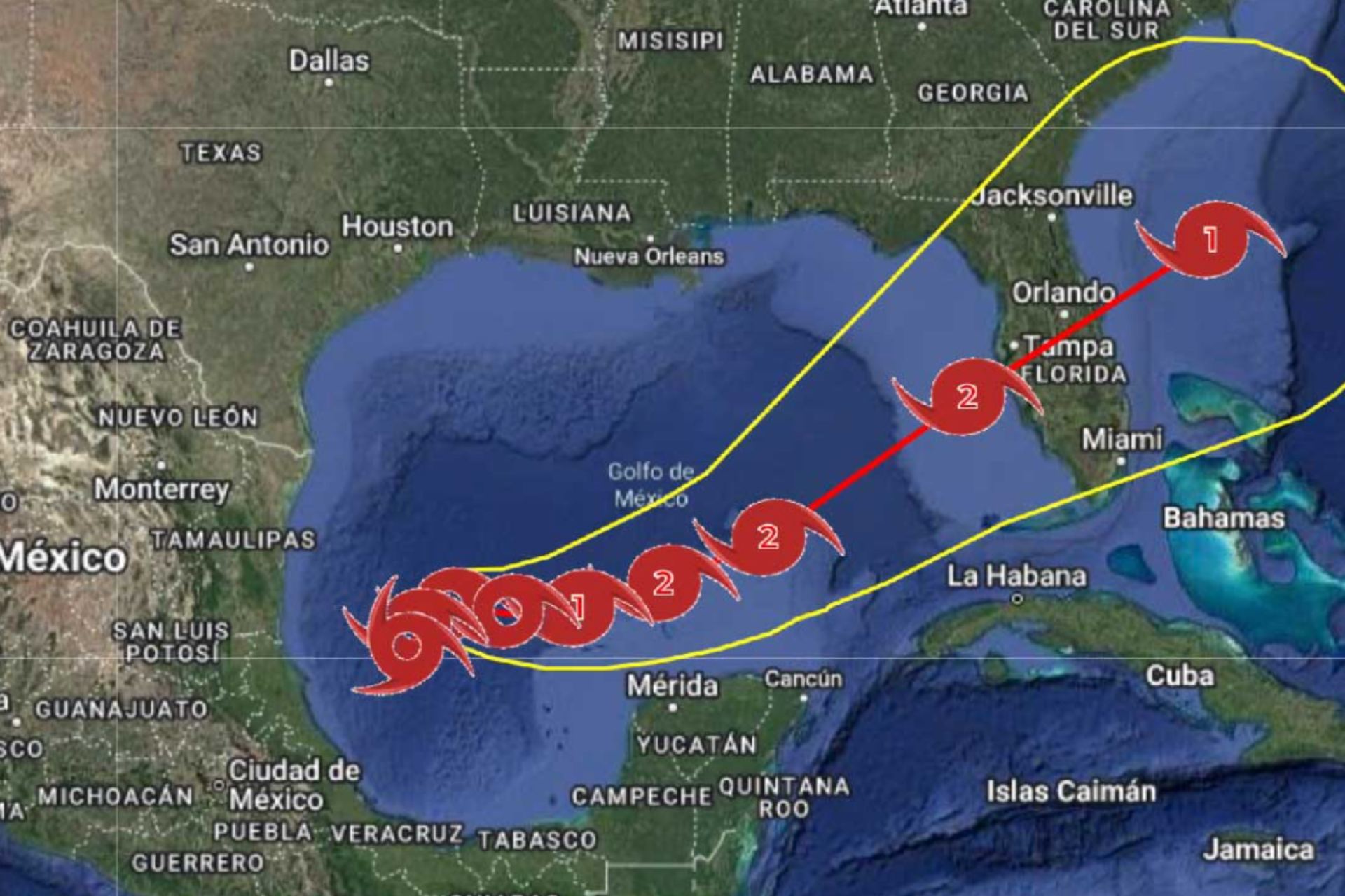 Surge la tormenta tropical “Milton”