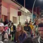 Sale nueva caravana migrante de Tapachula, Chiapas