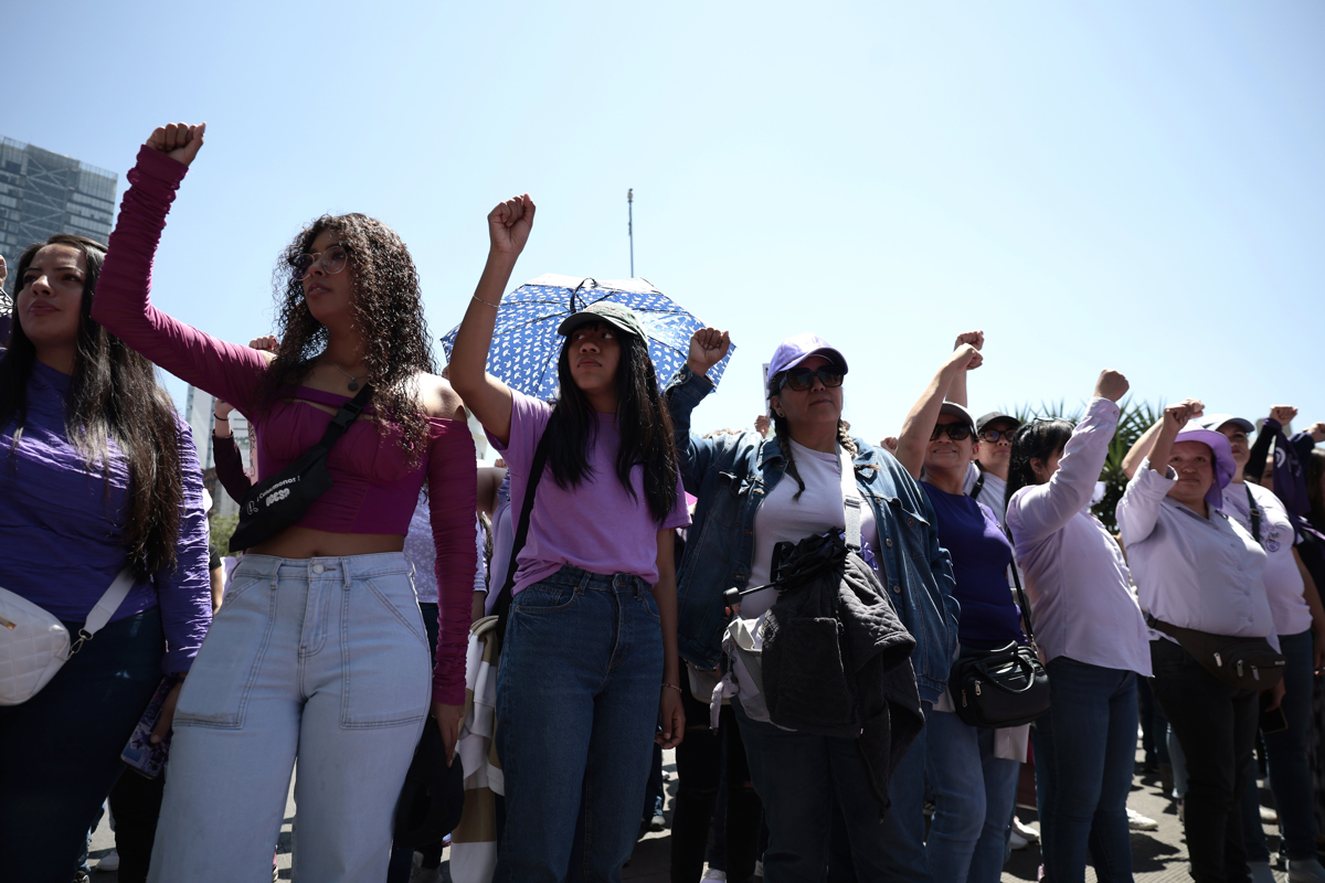 Marchan en México para pedir por los derechos de la mujer y la vida