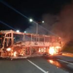 Video: Zacatecas amanece con bloqueos carreteros y quema de vehículos
