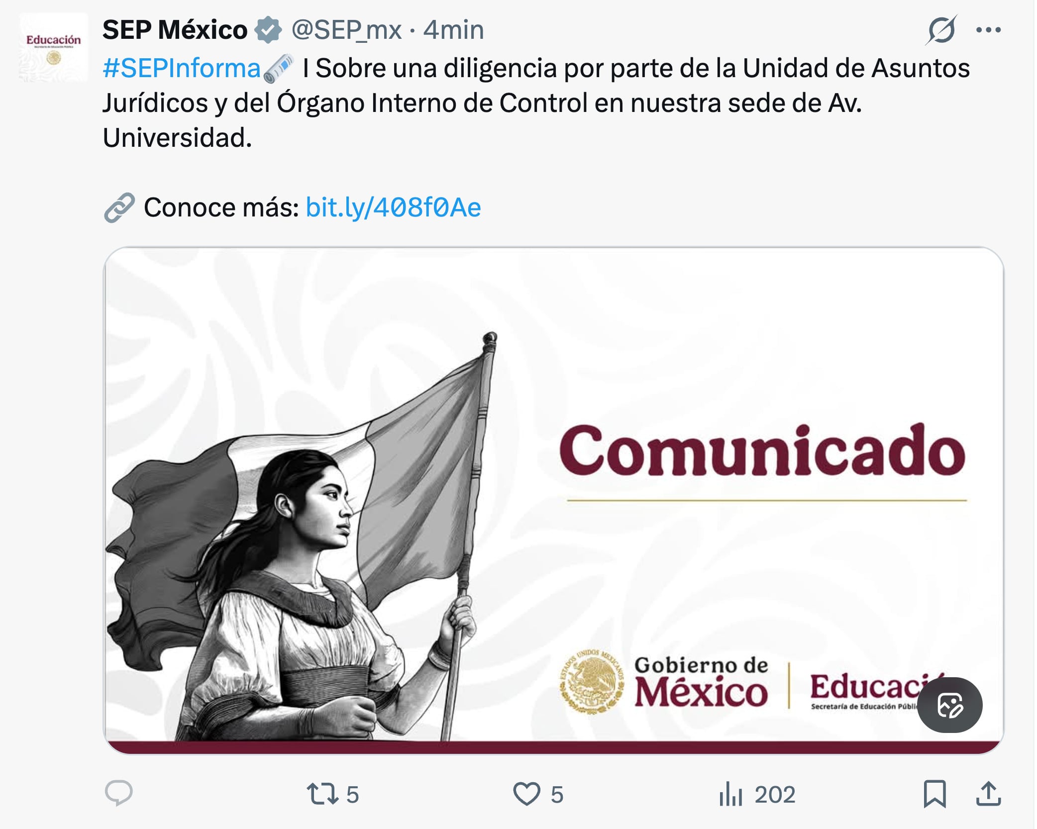 SEP niega desalojo de Marx Arriaga