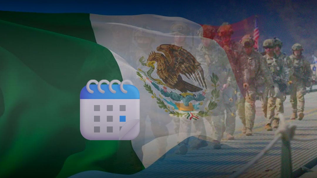 Tropas de Estados Unidos estarán en territorio mexicano hasta abril