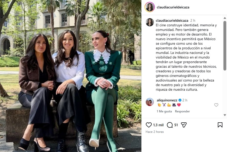 etaw7kicfzaq3kfcw3um7ay2ca Secretaria de Cultura destaca apoyo de Salma Hayek a los incentivos del gobierno de México al cine nacional