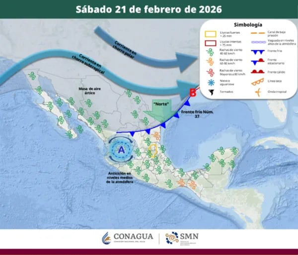 igd4ss4jqba3ljcvkgzv2w44zu Frente frío 37 causará lluvias y frío intenso este fin de semana