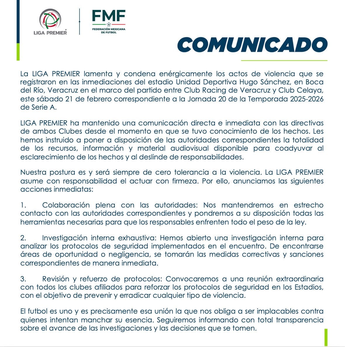 in7qeg77i5hx3om3lkqrwwjm6i Posicionamientos por riña entre barras de Racing Veracruz y Club Celaya