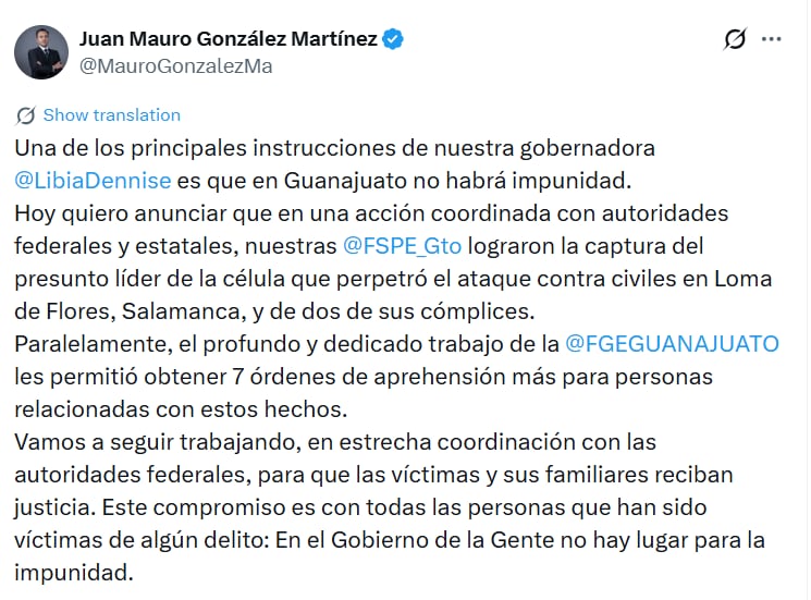 Detenidos personas vinculadas a masacre en campo de fútbol de Salamanca