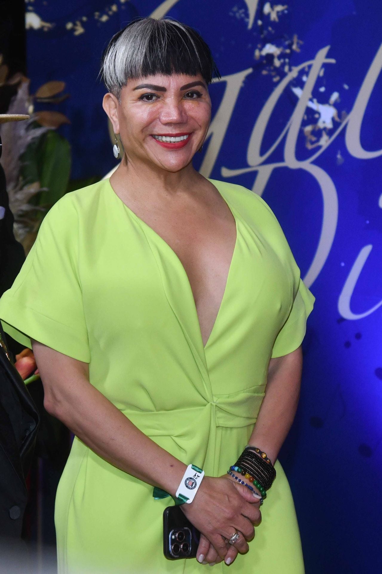 Salma Luévano, ex diputada federal por Morena, en la cena de bienvenida a Ronald Johnson, embajador de Estados Unidos en México de la American Society of Mexico