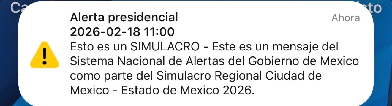 Usuarios reportan que aún aparece la leyenda "Alerta Presidencial" en la alerta sísmica