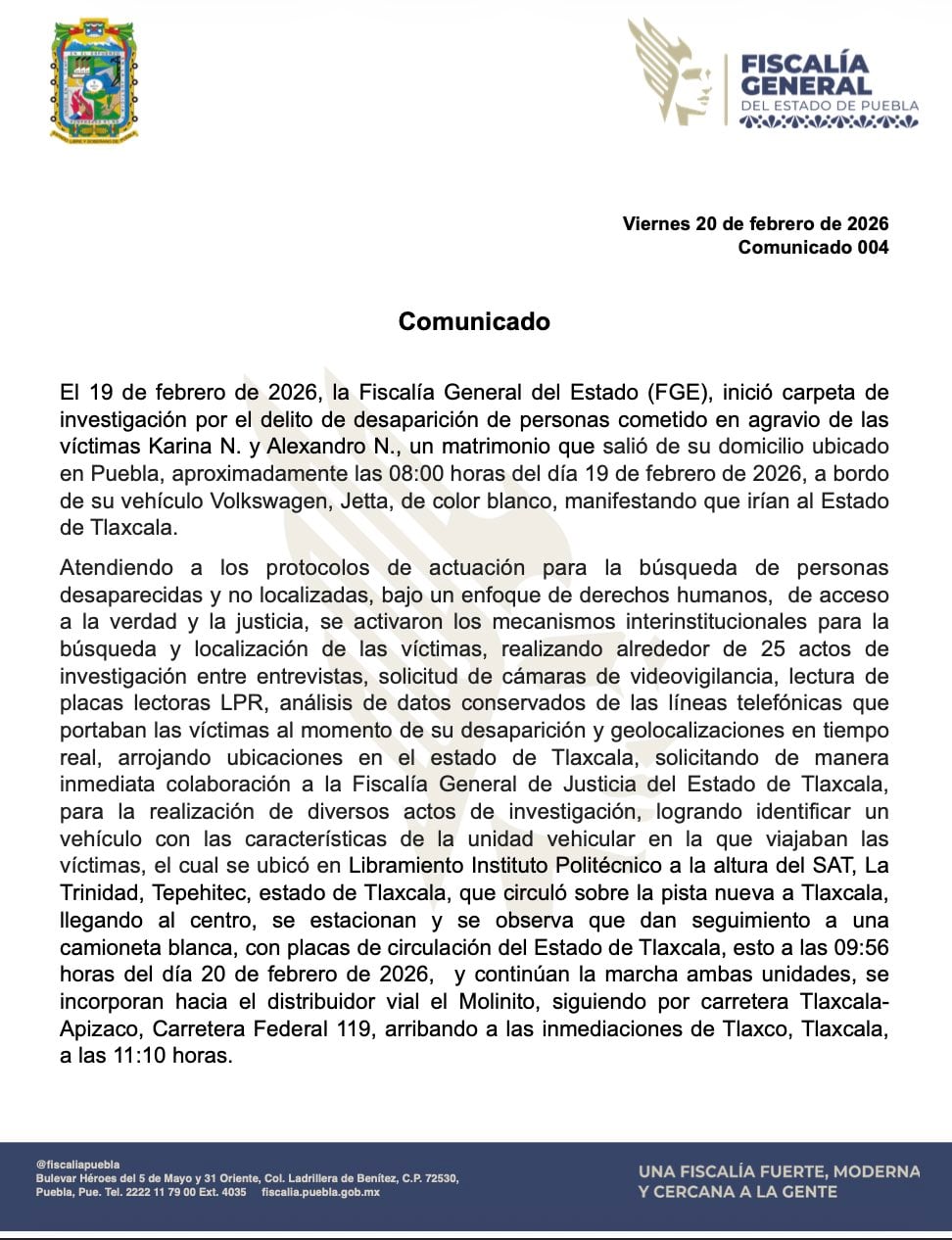 tcg7kubyvjdeboeb2lbtwojsjq Hallan sin vida a matrimonio poblano que viajaba a Tlaxcala