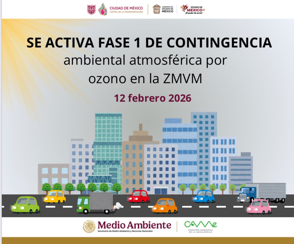 Fase 1 de contingencia ambiental en CDMX