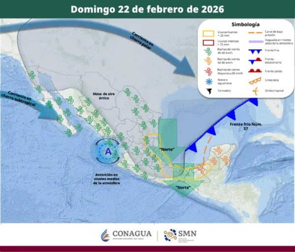 wpb6sgq755bujga5cdz6rl44by Frente frío 37 causará lluvias y frío intenso este fin de semana
