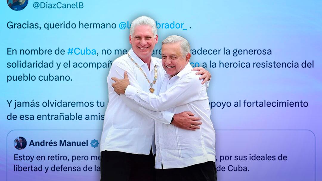 Díaz-Canel agradece a AMLO su solidaridad con Cuba