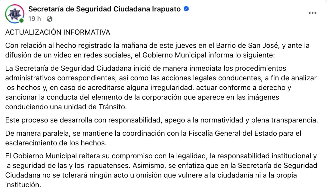Secretaría de Seguridad Ciudadana de Irapuato