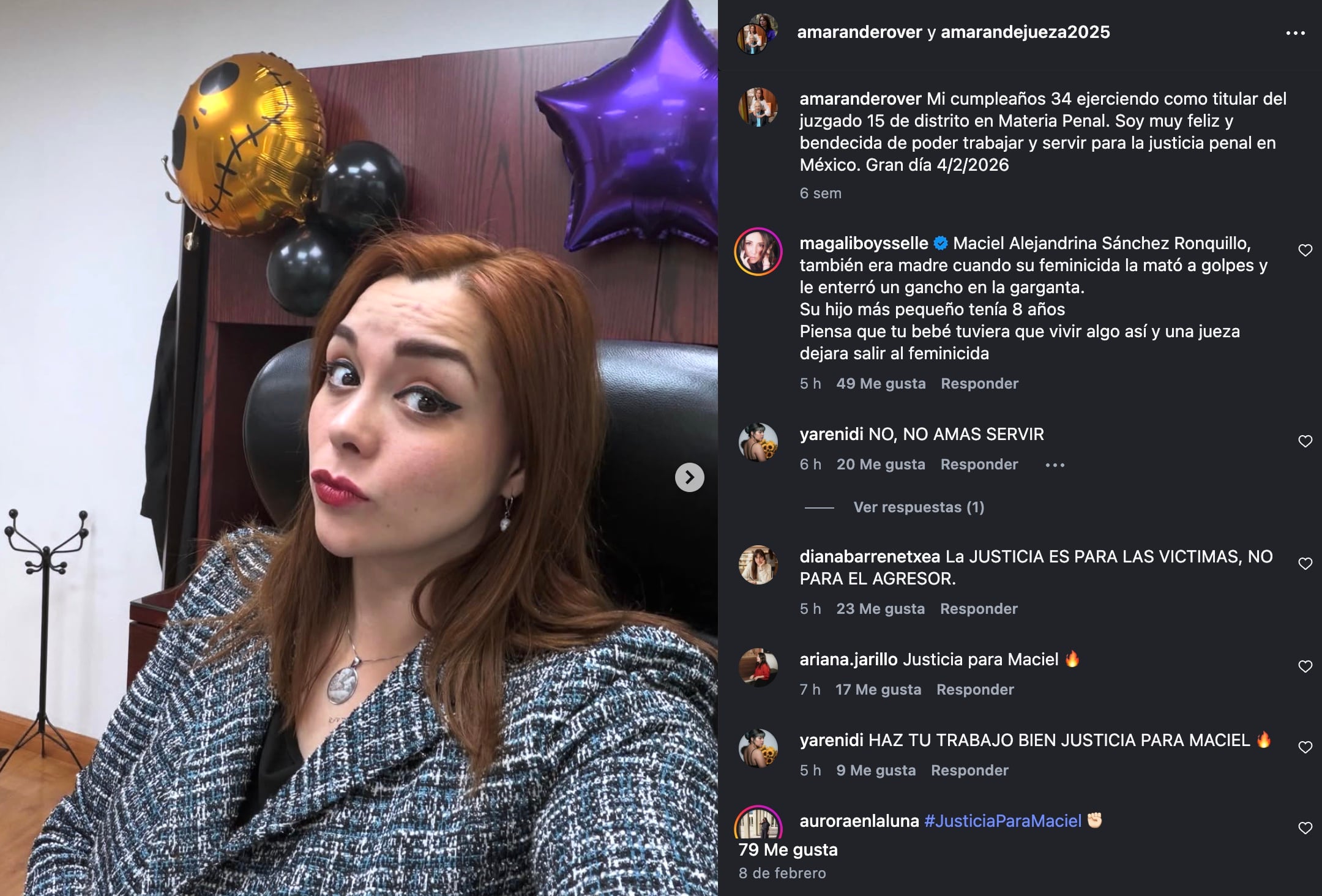 Piden justicia a Amarande Riojas por feminicidio de Maciel Alejandrina Sánchez Ronquillo