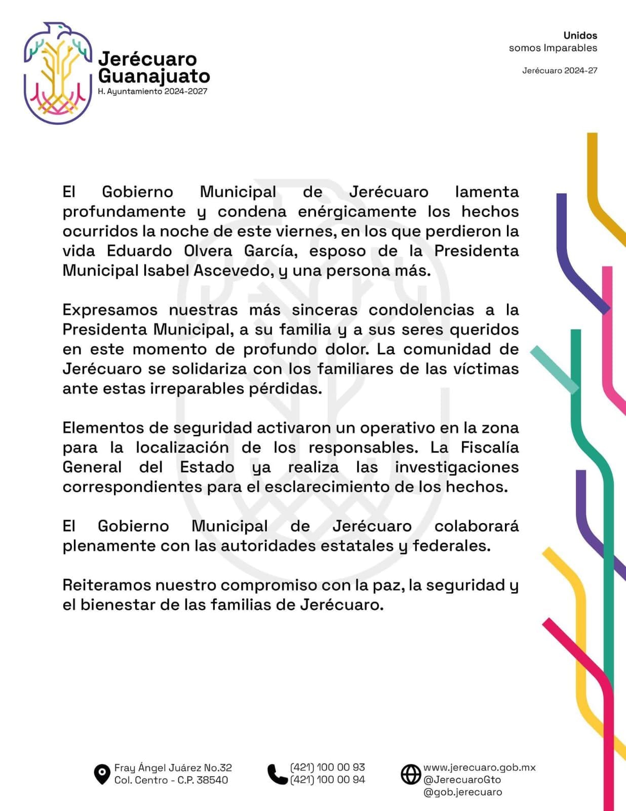 ig4nnfbyuvbjdftbi53nayvg2a Asesinan al esposo de la alcaldesa María Isabel Ascevedo en Jerécuaro; gobernadora reacciona