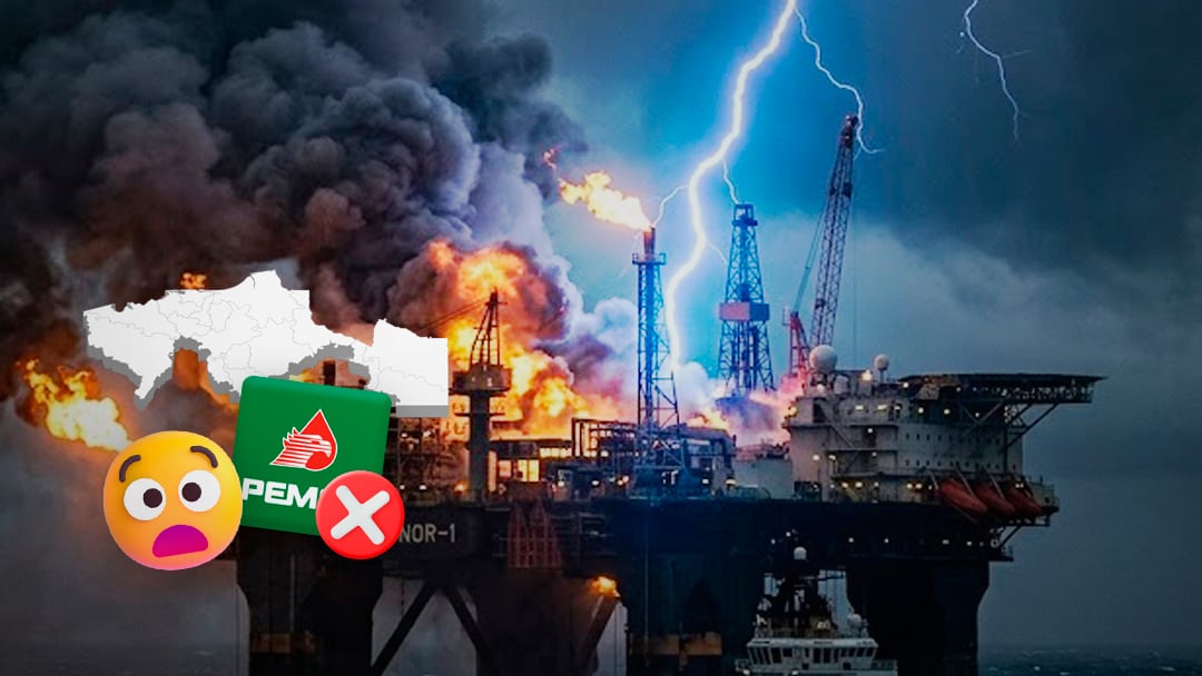 Tabasco contradice a Pemex: rayo causó incendio en Dos Bocas