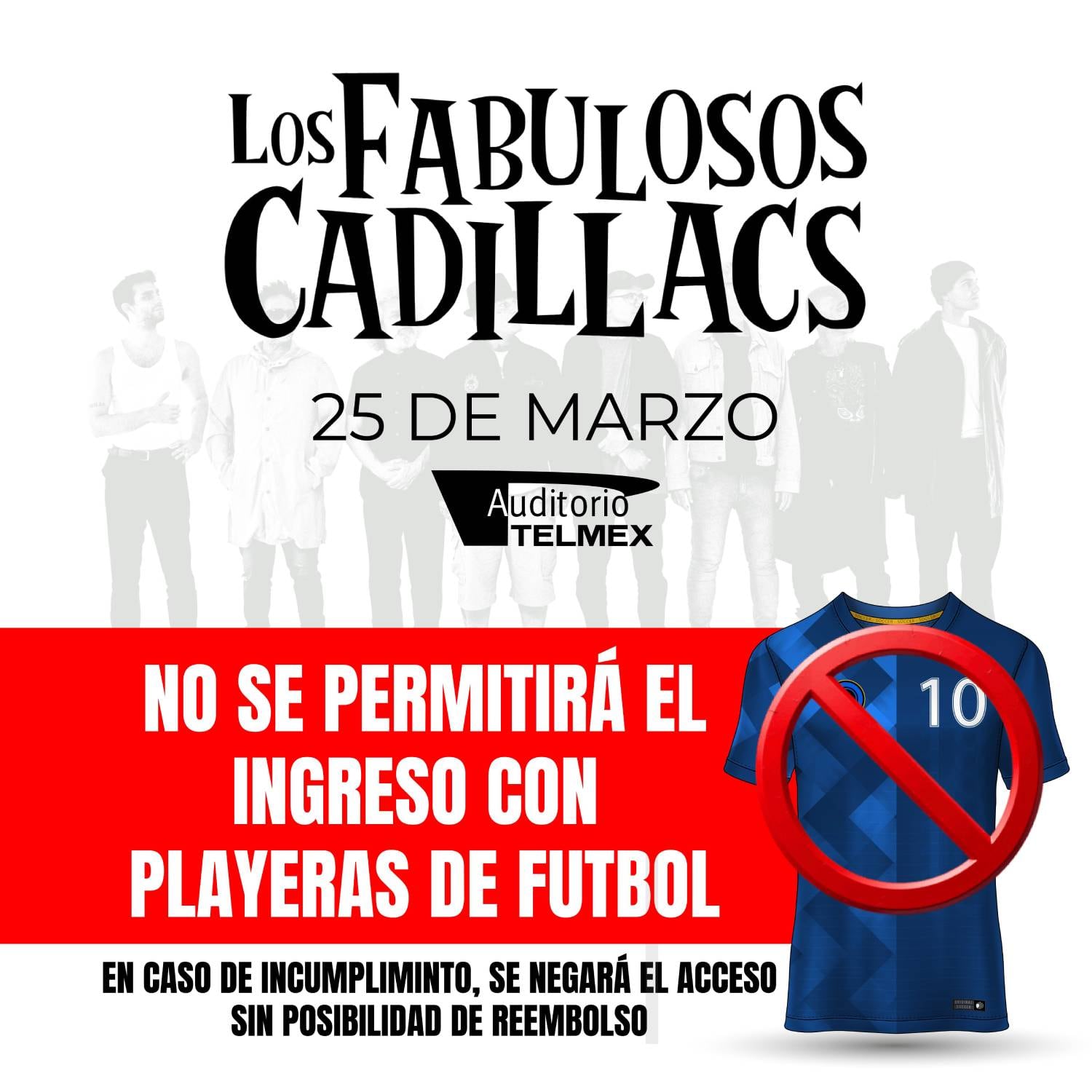 Concierto de Los Fabulosos Cadillacs en el Auditorio Telmex