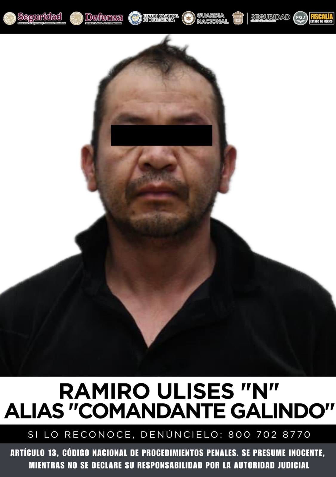 Comandante Galindo, operador de célula del CJNG, es capturado.