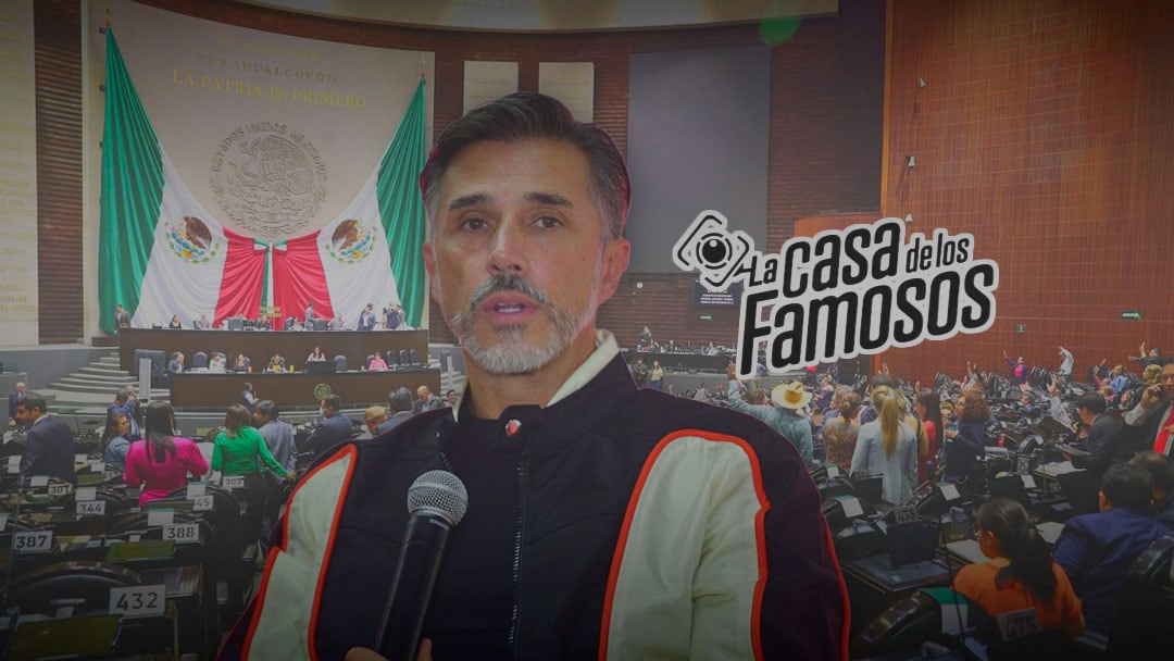 Sergio Mayer pide licencia indefinida en la Cámara de Diputados para entrar a La Casa de los Famosos