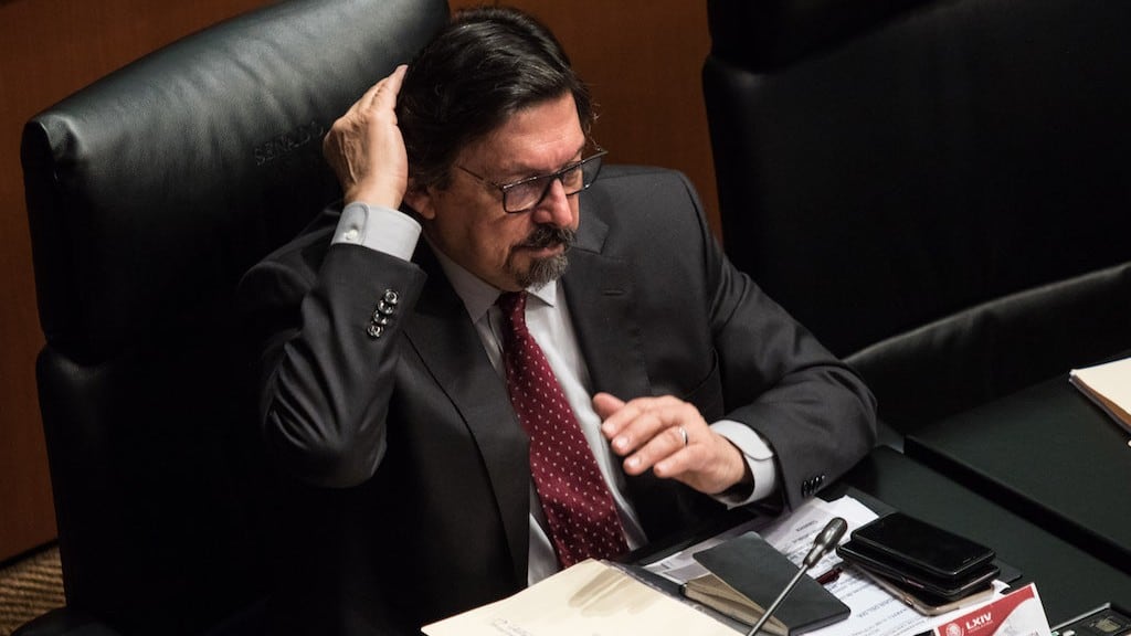 Napoleón Gómez Urrutia, líder minero y senador de Morena