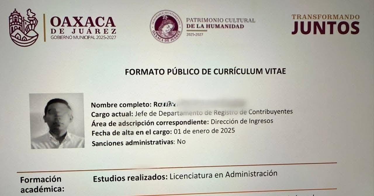 Funcionario del ayuntamiento de Oaxaca es acusado de intento de abuso sexual