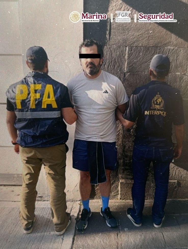 Publican foto de Fernando Farías Laguna detenido en Argentina