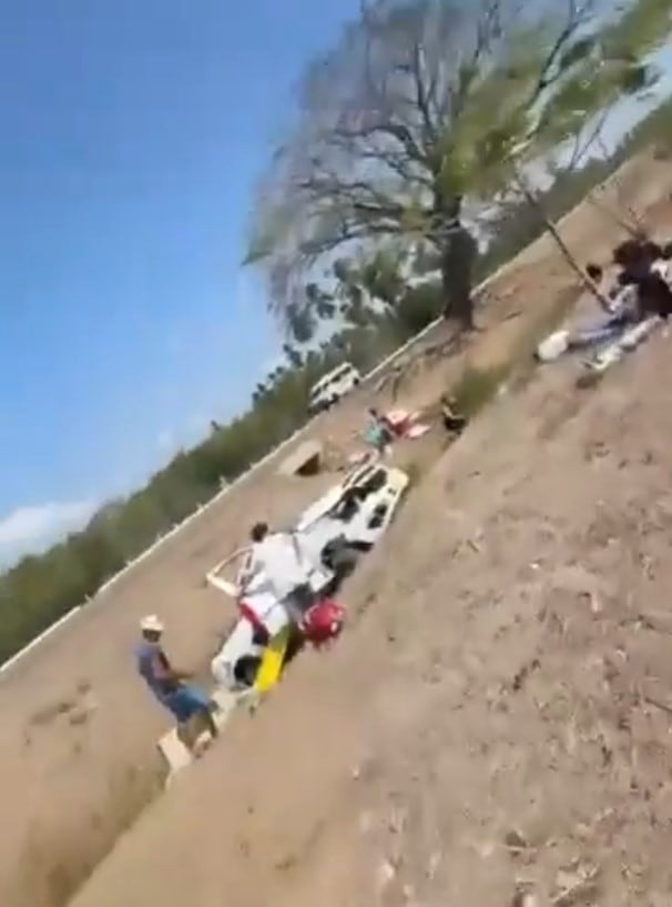 Accidente en Viaducto Diamante en Acapulco