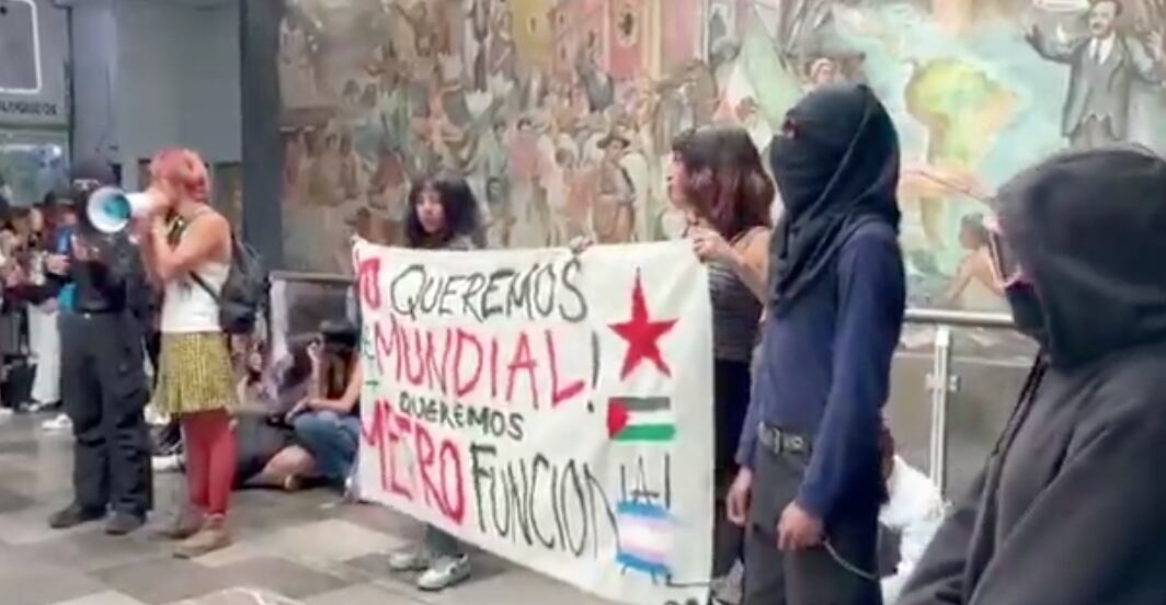 adpimk3mibeghoer33bwrlzygq Protestan en estación Universidad del Metro CDMX por remodelación rumbo al Mundial 2026