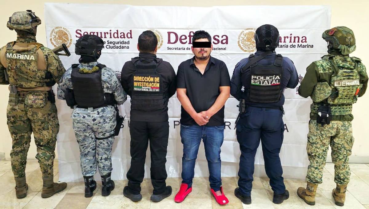 Presunto miembro del CJNG detenido en Puebla