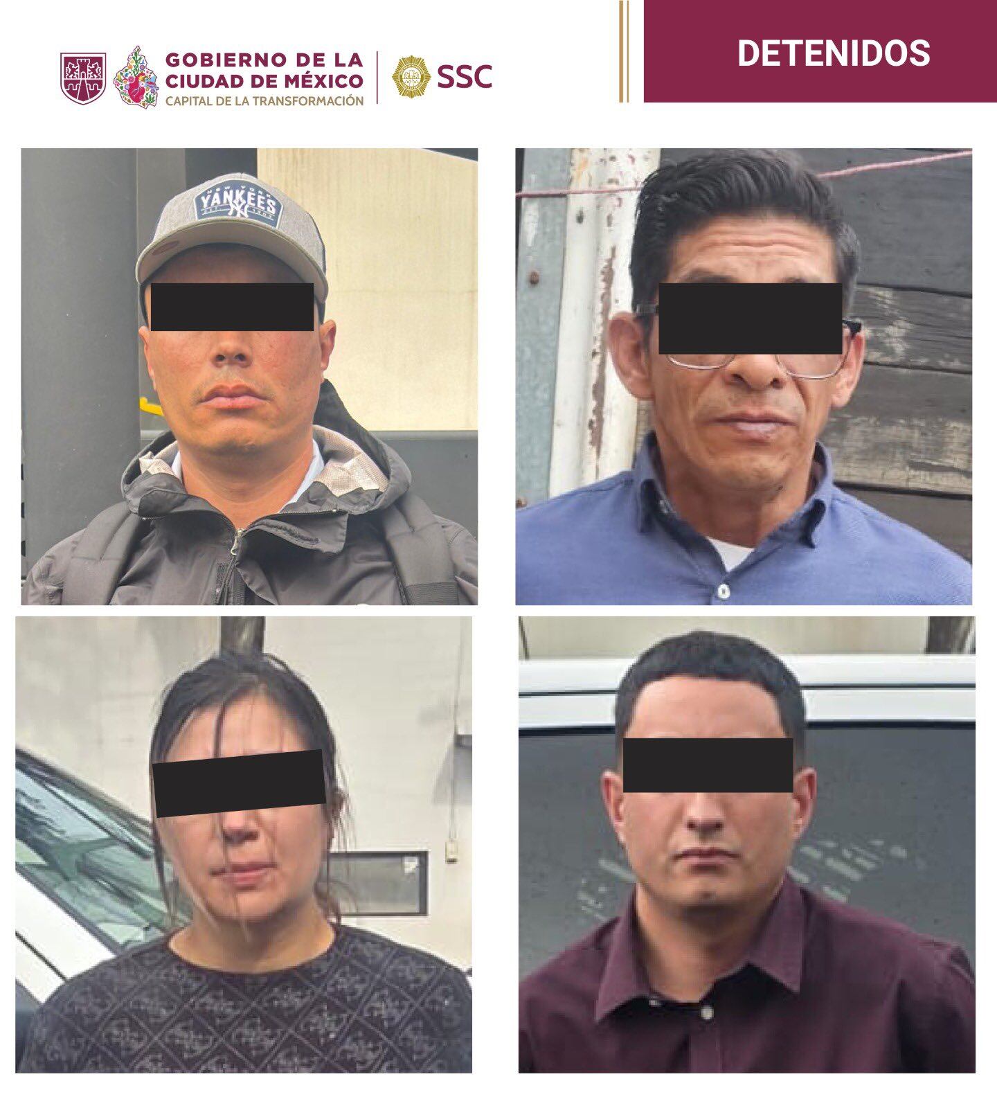 Cae banda vinculada a robos a automovilistas en Santa Fe