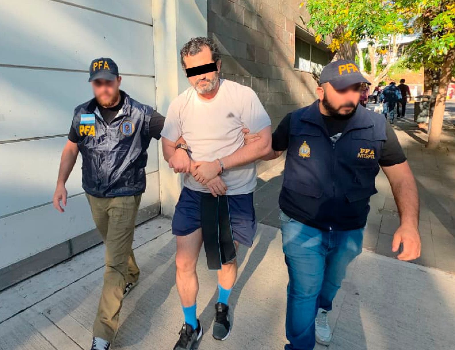 Publican foto de Fernando Farías Laguna detenido en Argentina