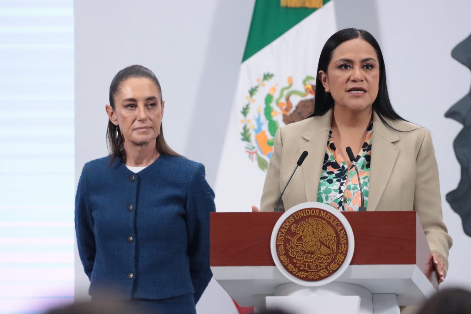 Claudia Sheinbaum y Ariadna Montiel