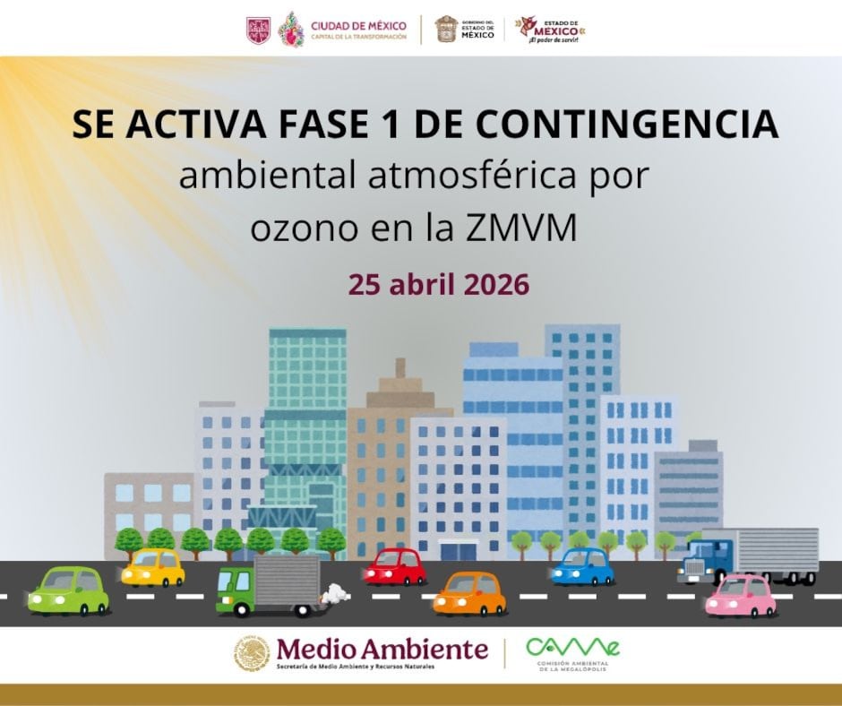 Activan contingencia ambiental en CDMX