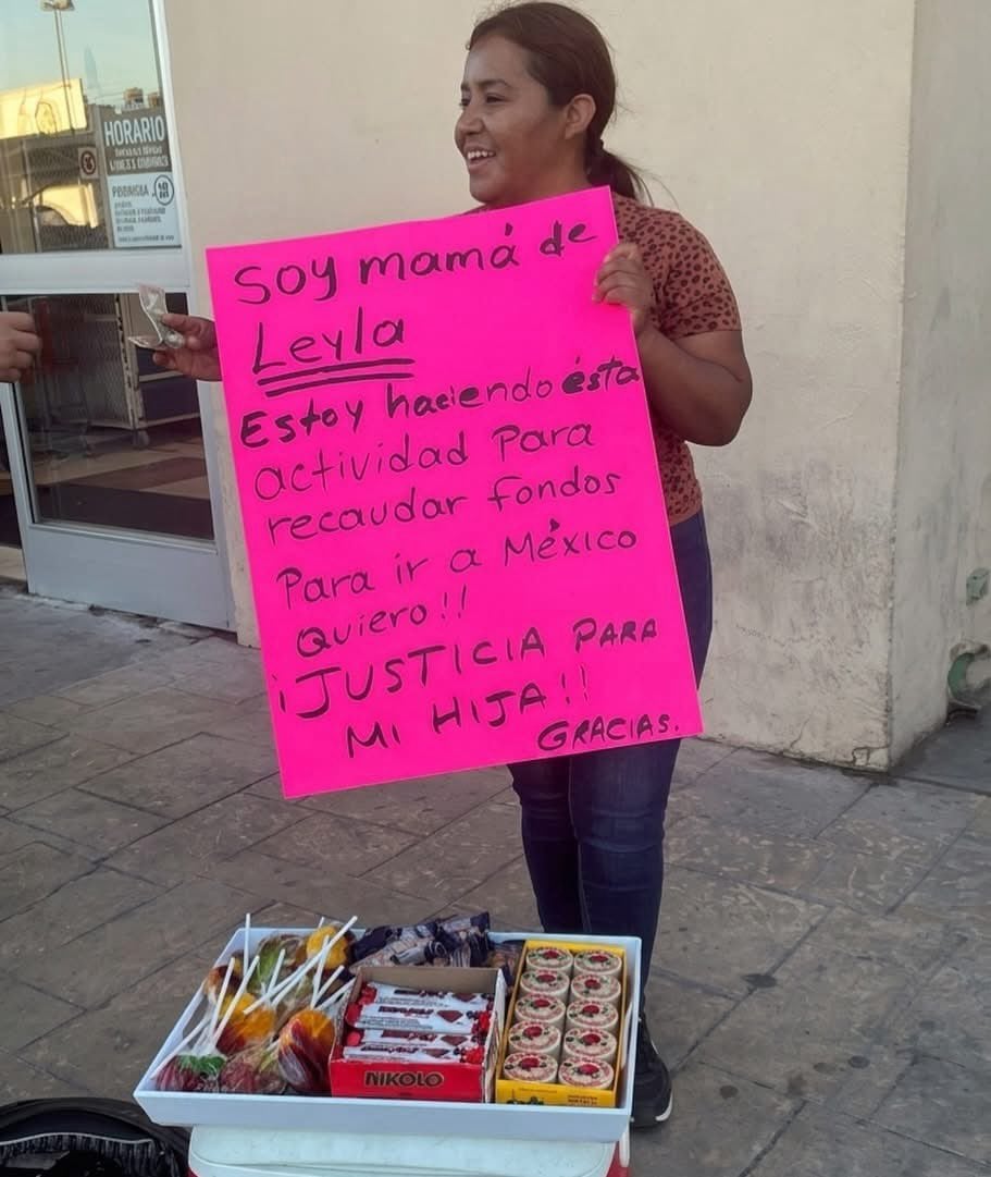 Madre de Leyla Montserrat vende dulces para viajar a CDMX y exigir justicia