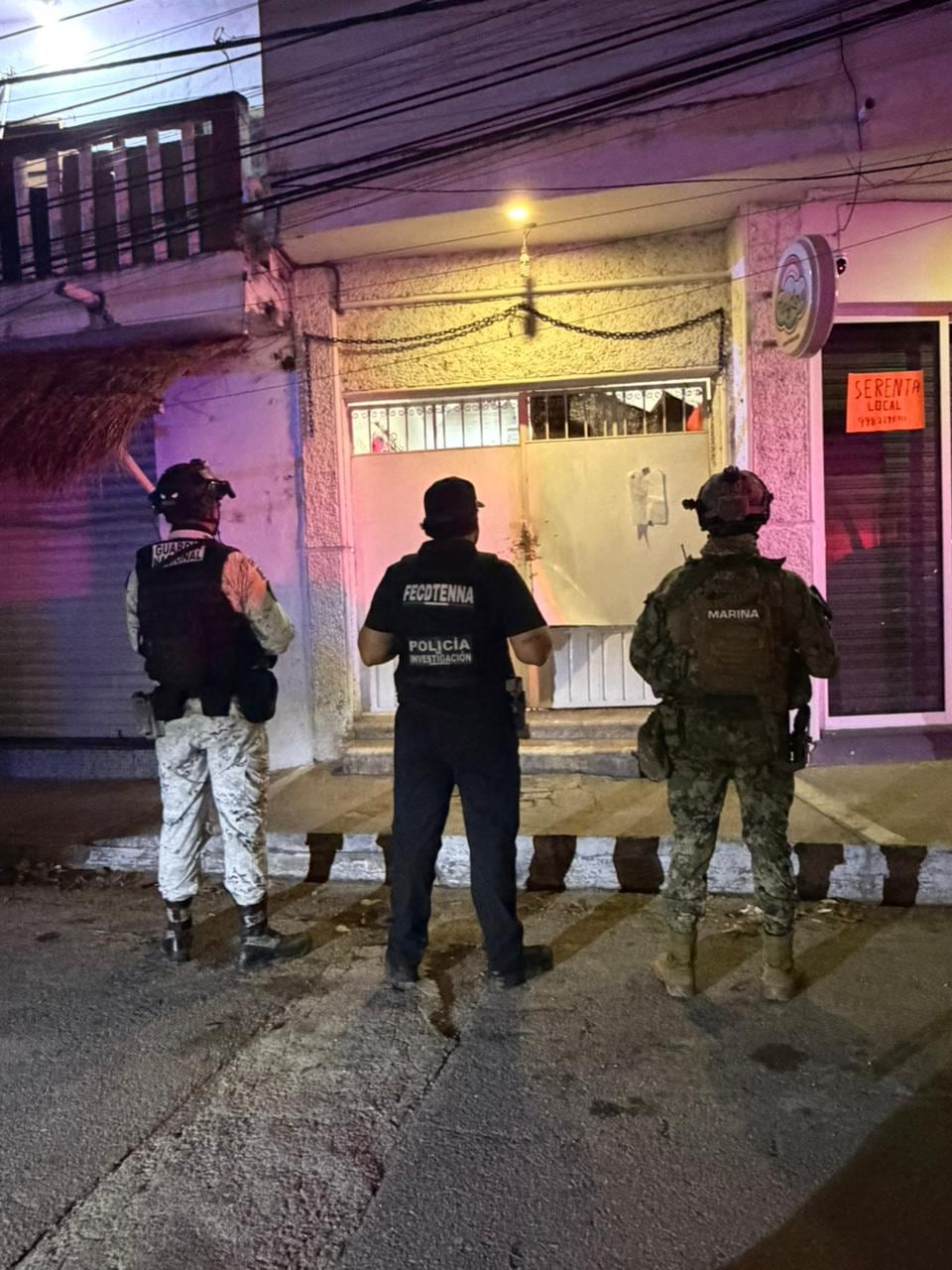 Cateo en inmueble de Tulum por la FGE de Quintana Roo.