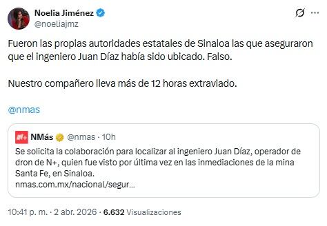 Desmienten localización de ingeniero de N+