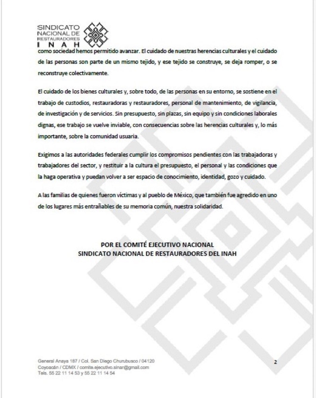 Sindicato del INAH atribuye tiroteo en Teotihuacán a falta de presupuesto