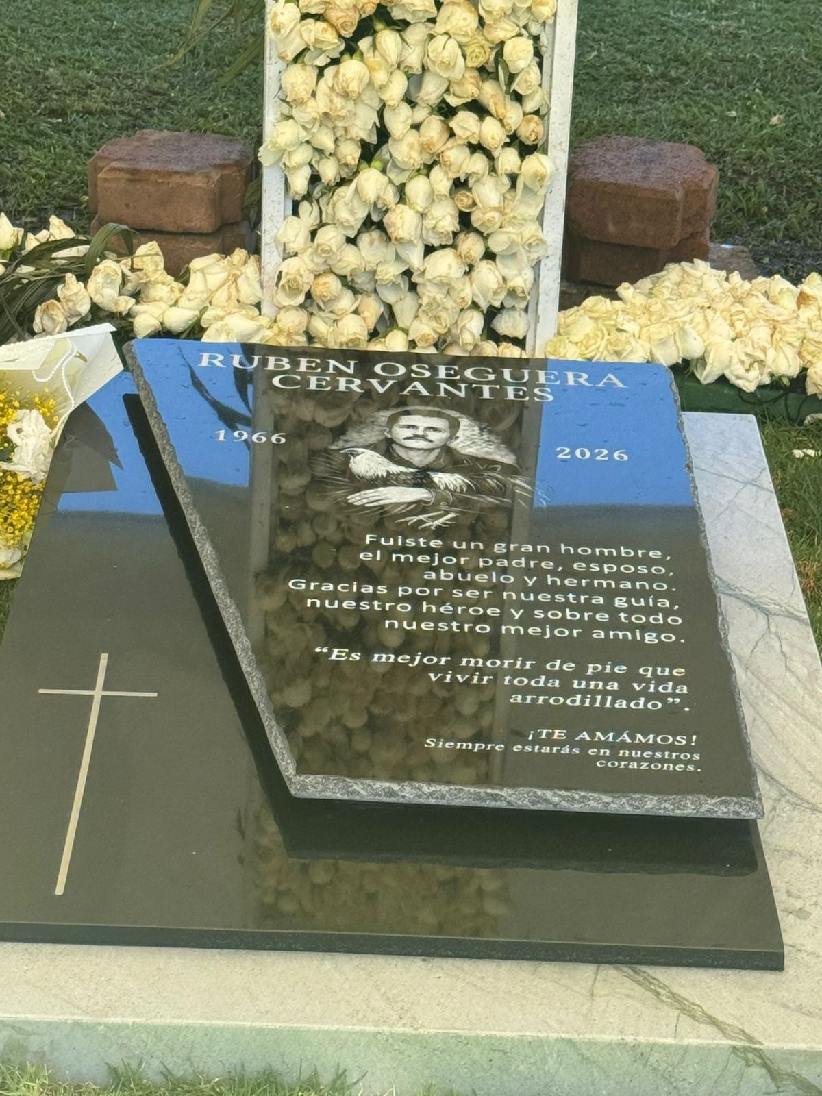 La lápida de 'El Mencho'