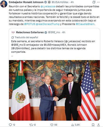 Roberto Velasco y Ronald Johnson