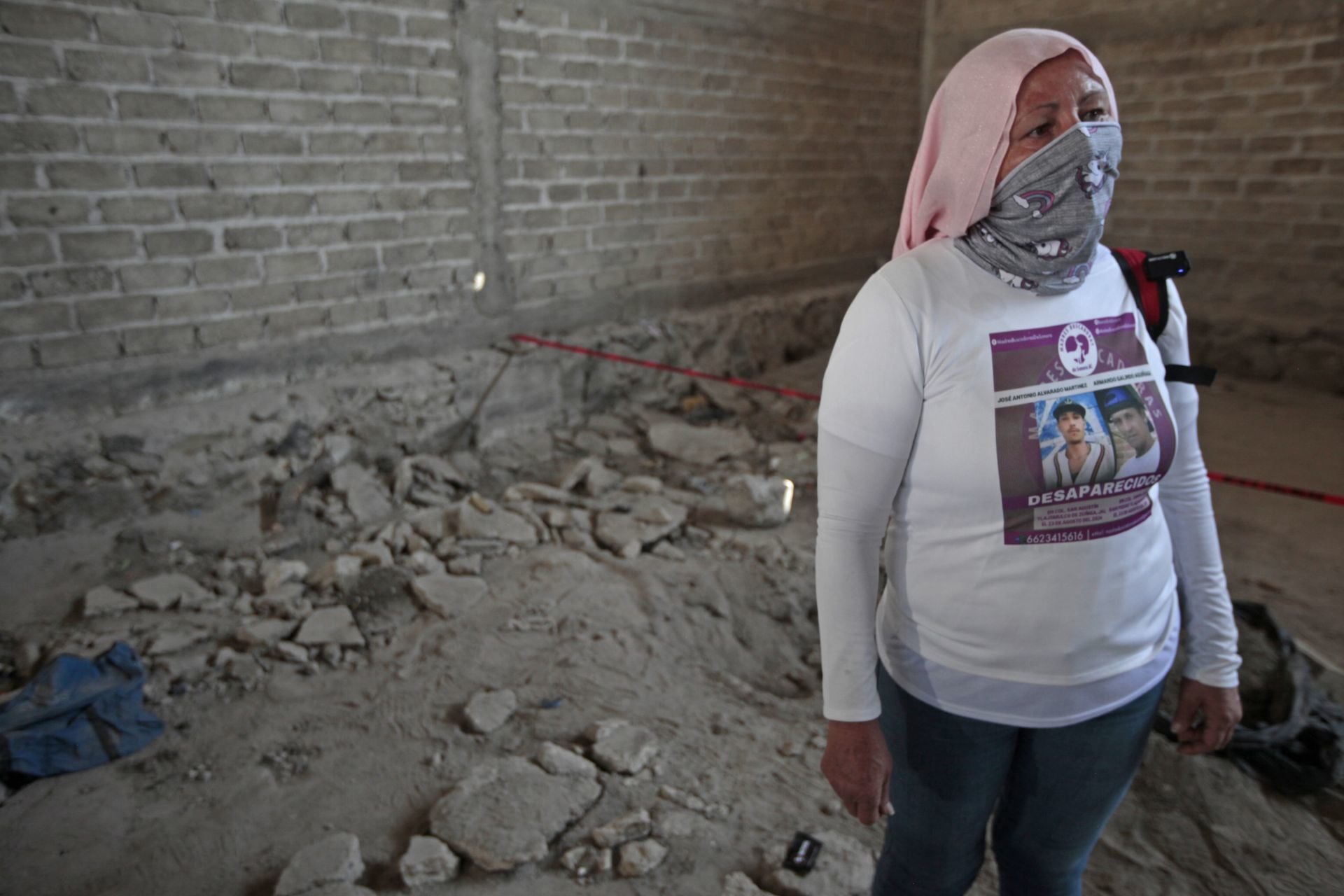 Interior del Rancho Izaguirre del CJNG en Teuchitlán.