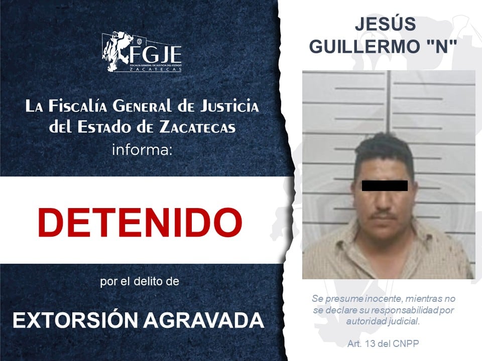 cg2r6pcakzfuziu6jvu746mo3a Exlíder de CATEM Zacatecas es detenido por el delito de extorsión